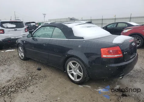 2008 Audi A4 2.0T Cabriolet Quattro z USA, uszkodzony, nr VIN WAUDF48HX8K009626